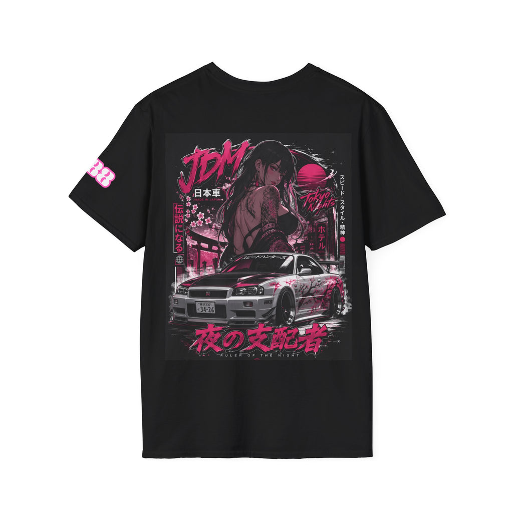 revdrop  skyline anime graphic tee