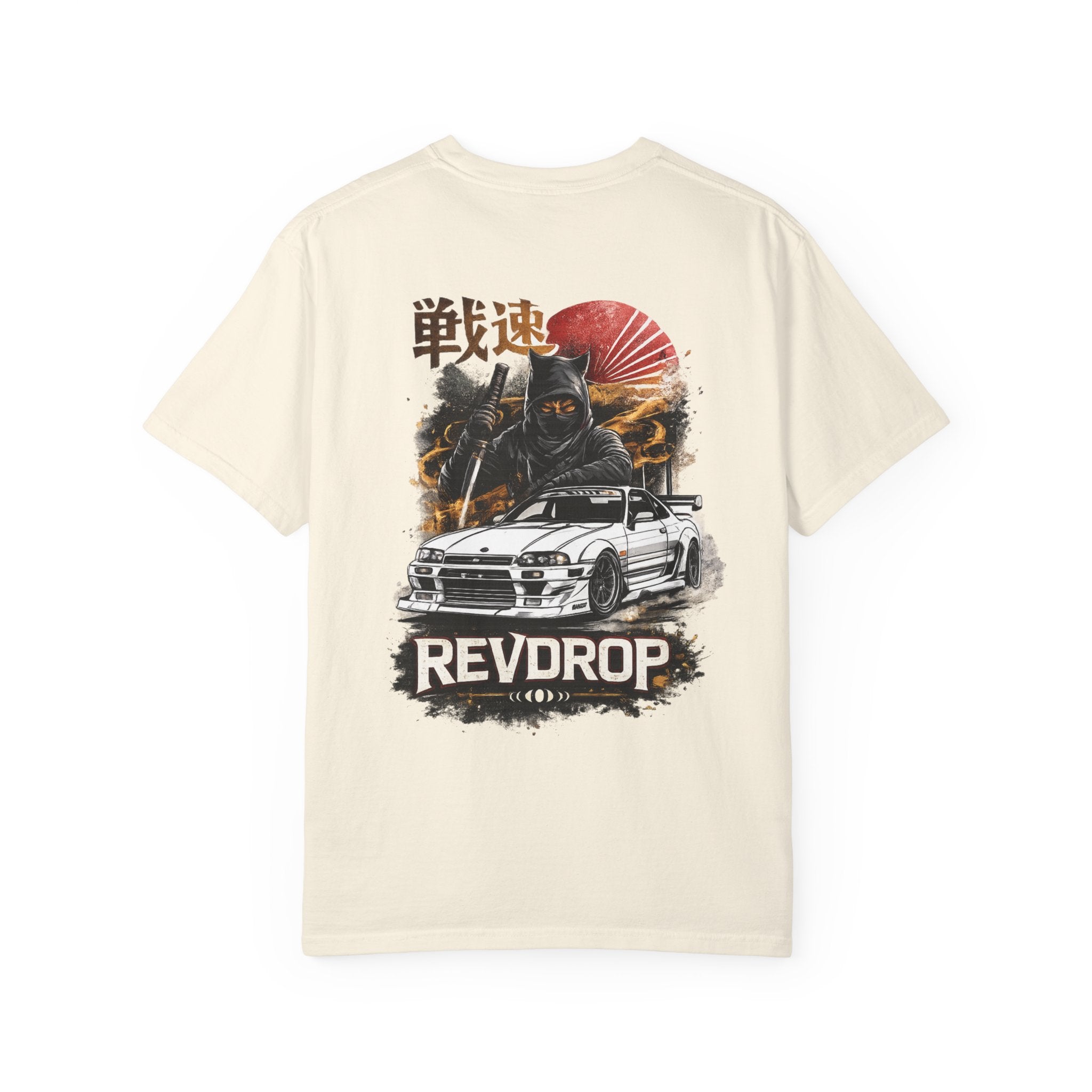 RevDrop Samurai Skyline T-Shirt — JDM Racing Car Graphic Tee