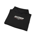 RevDrop Garage Hoodie — Japanese Street Racing Car Graphic Hooded Sweatshirt
