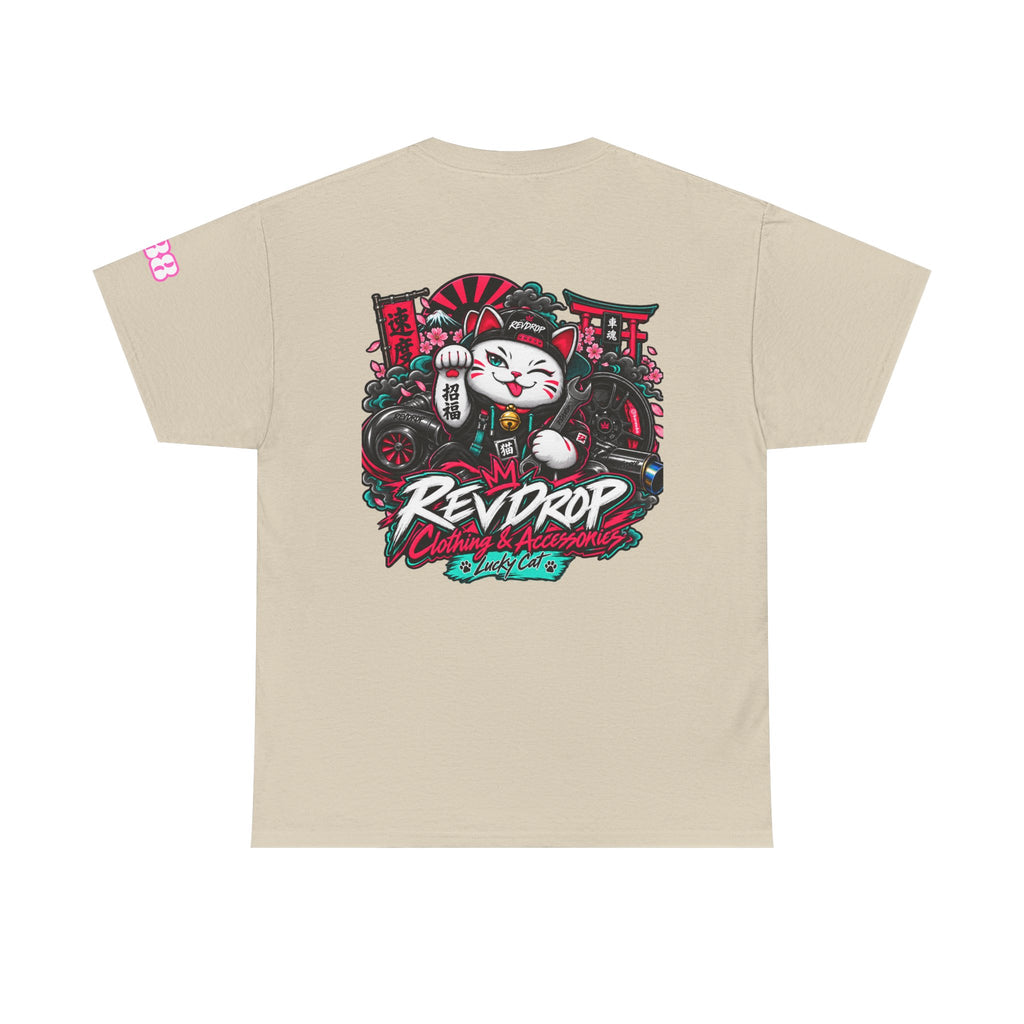 RevDrop Lucky Cat Boost Unisex Graphic Tee