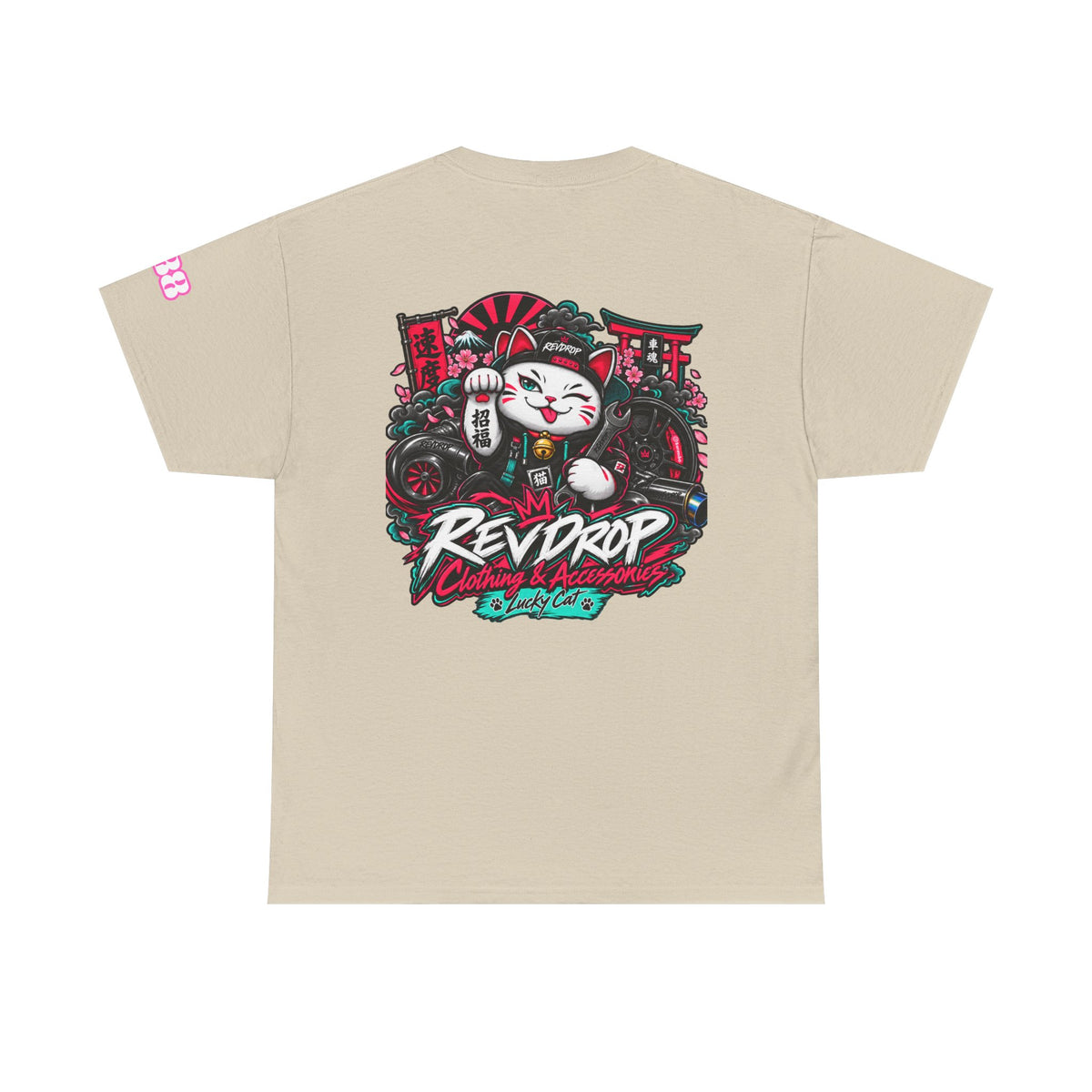 RevDrop Lucky Cat Boost Unisex Graphic Tee