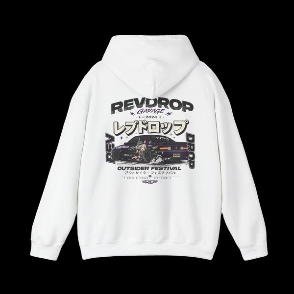 Outsider Festival JDM graphic hoodie by RevDrop