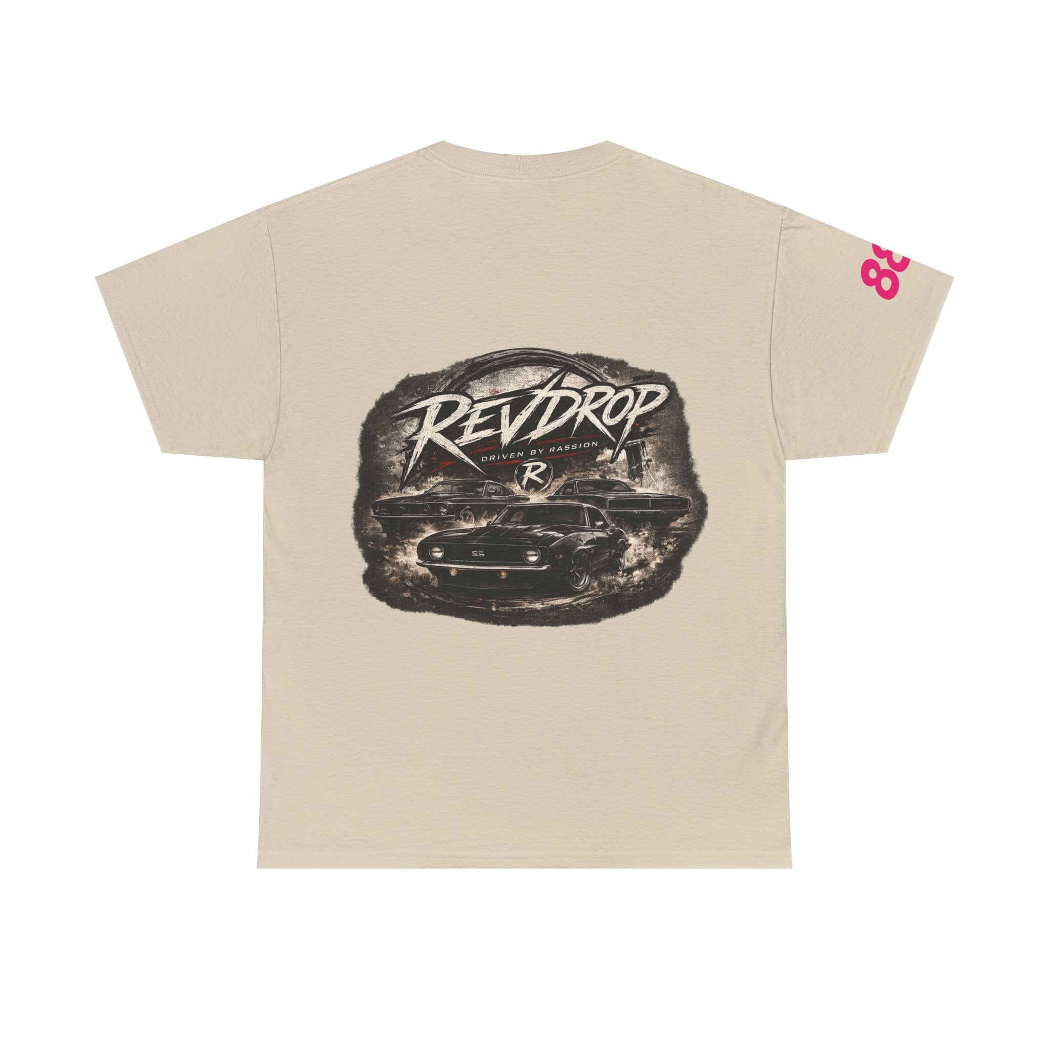 RevDrop Racing Tee — Retro Car Graphic T-Shirt