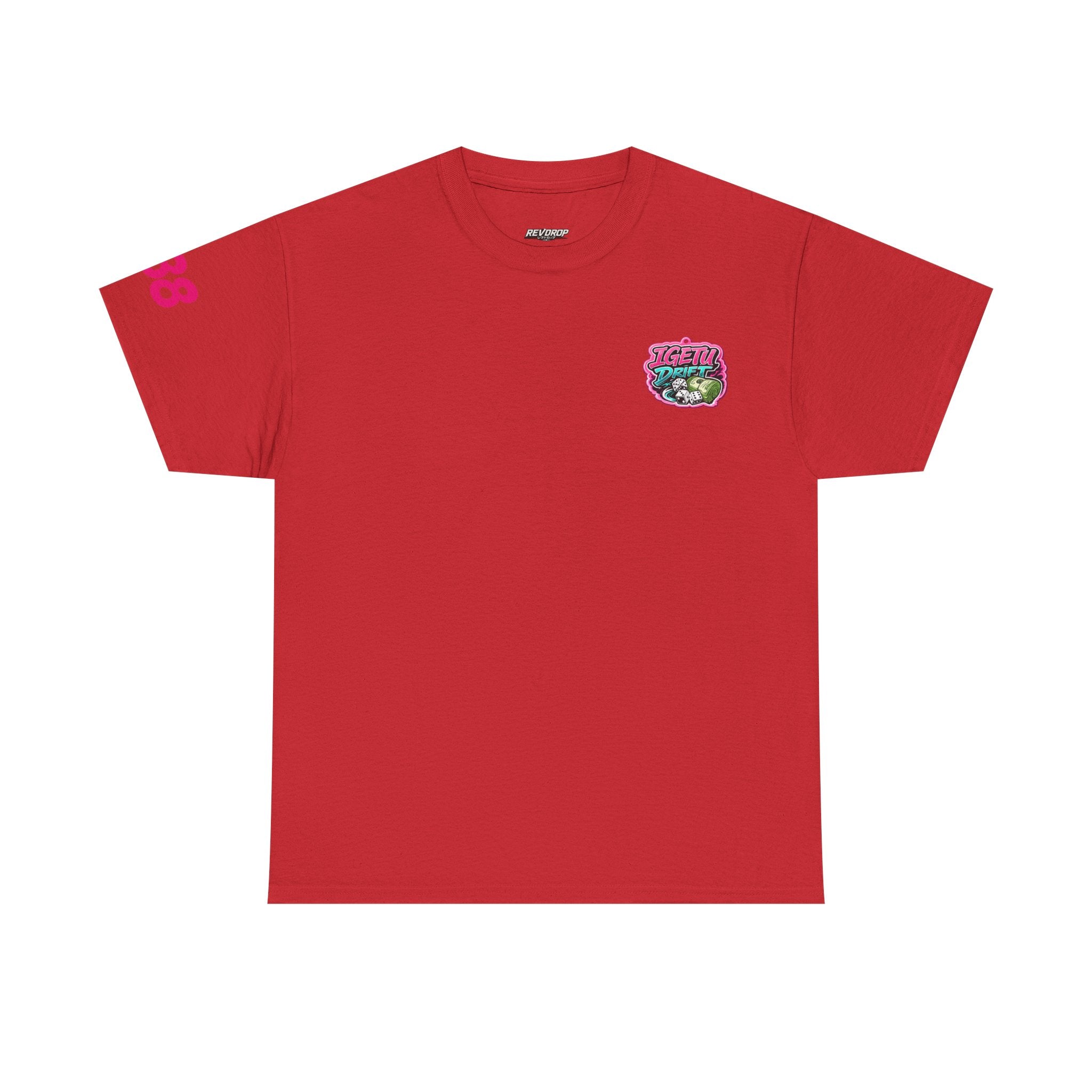 Red Roo Retro Muscle Car Tee