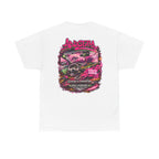 Retro Pink Drift Car T‑Shirt — 'Anarchy' Streetwear Racing Graphic Tee