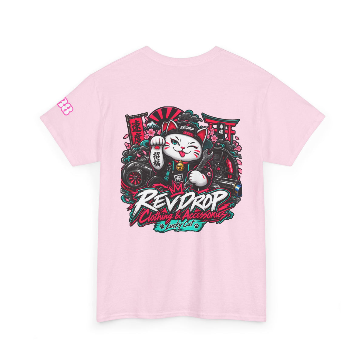 RevDrop Lucky Cat Boost Unisex Graphic Tee