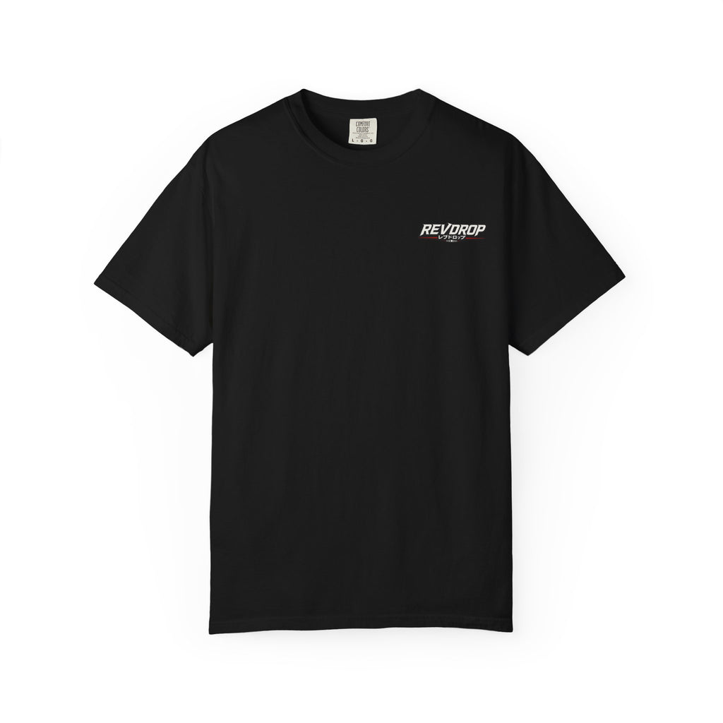 RevDrop Garage Car Festival T-Shirt — Japanese Racing Graphic Tee