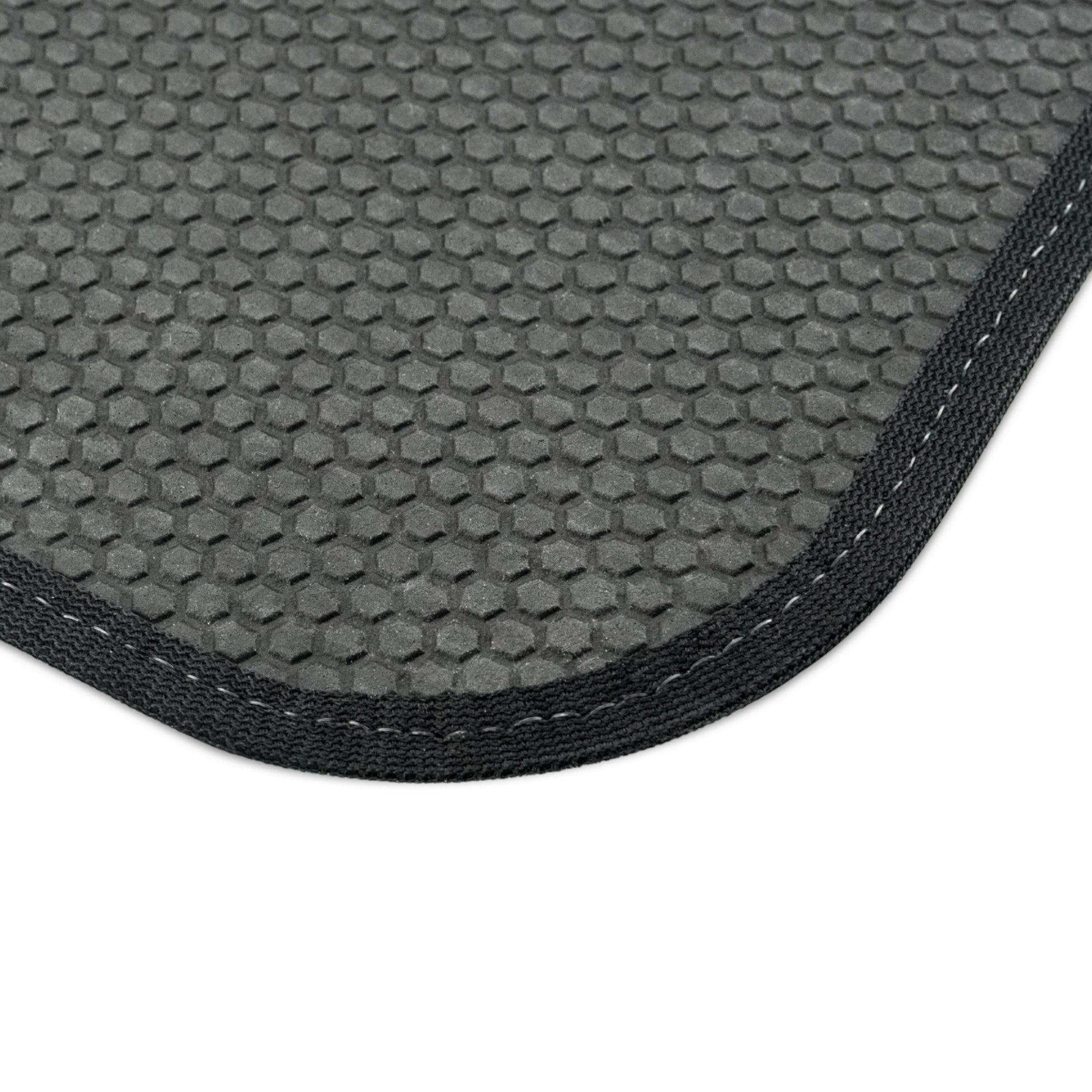RevDrop™ JDM Forging Legends Front Car Mats – Premium Non-Slip Car Floor Mat Set (2-Piece)