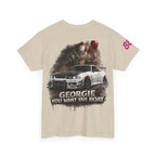 IT-Inspired Graphic Tee — "Georgie You Want Yah Boat" Horror Car Shirt