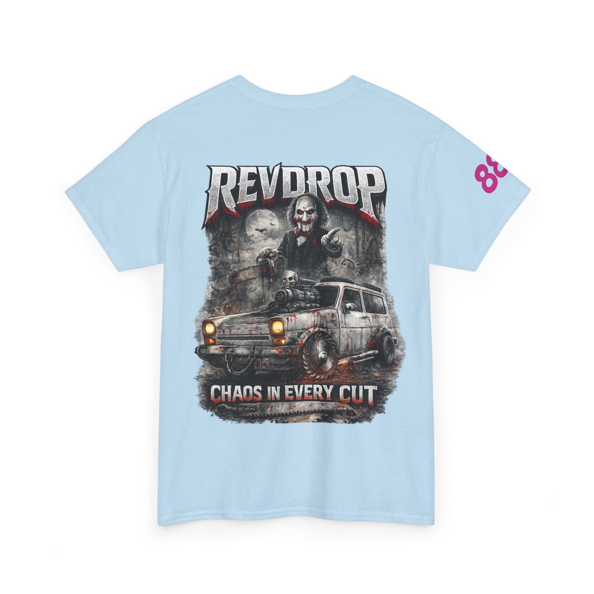 Band Tee — RevDrop “Chaos In Every Cut” Graphic T‑Shirt