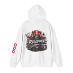 RevDrop Samurai Racing Hoodie — Japanese Demon Mask Graphic Streetwear