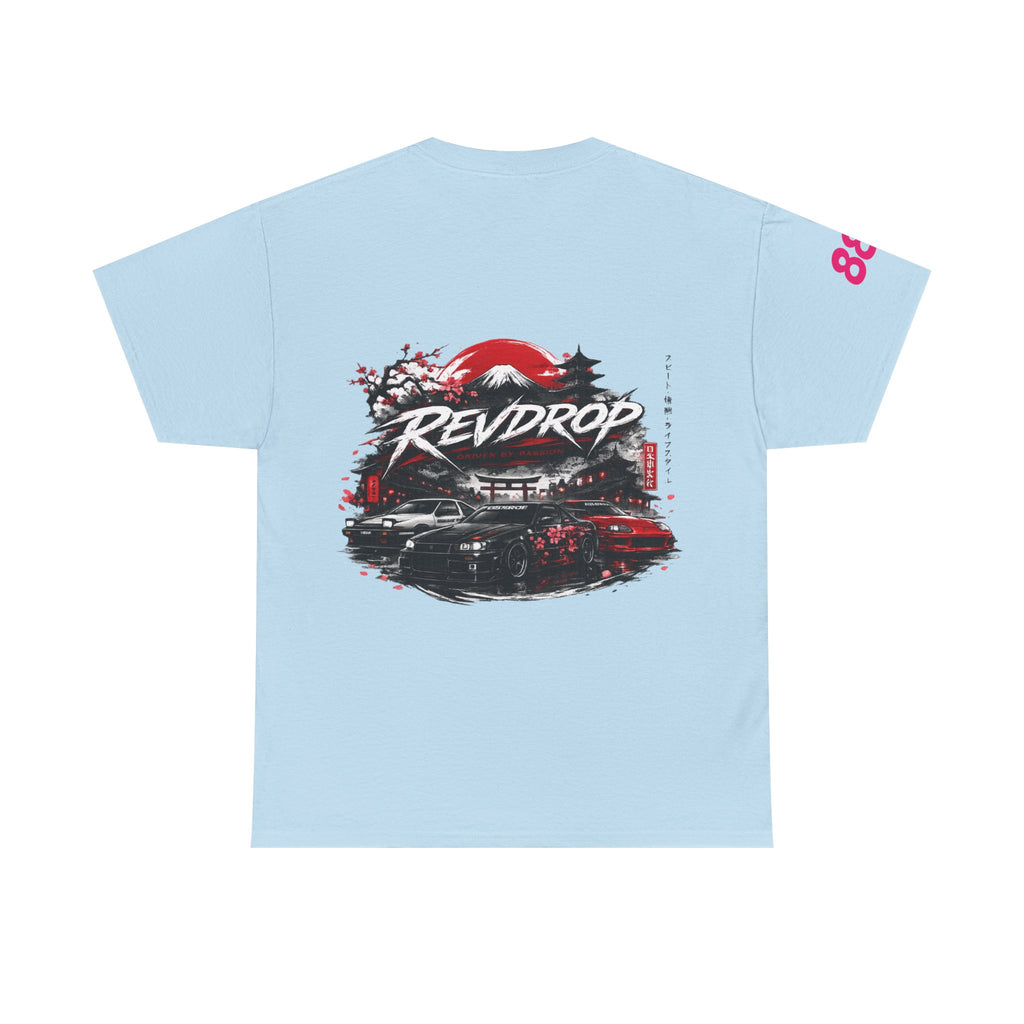 RevDrop JDM Car Graphic Tee — Japanese Street Racing Inspired T-Shirt