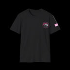 Retro Dream Logo T-Shirt — Vintage 80s Neon Chest Patch Tee