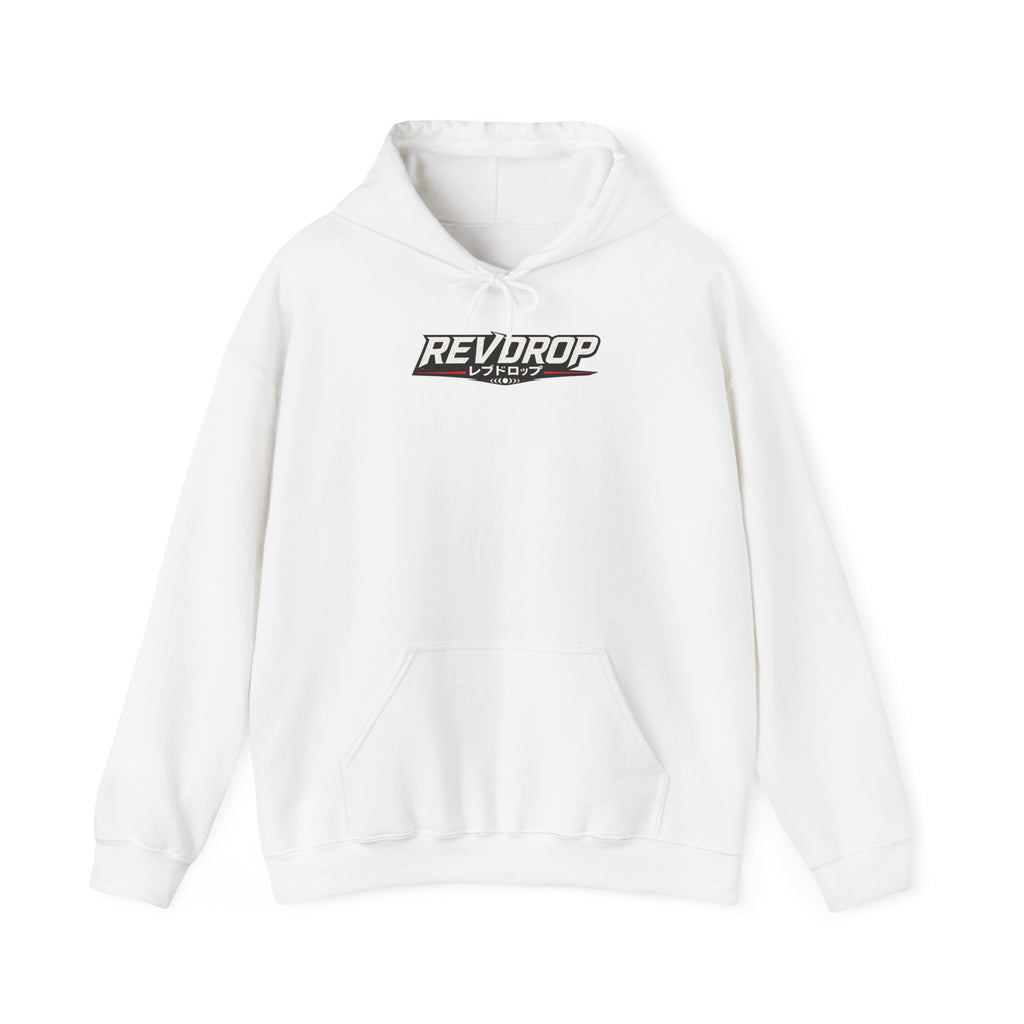 Racing Hoodie — "Speed Racing" Pink Muscle Car Graphic Pullover