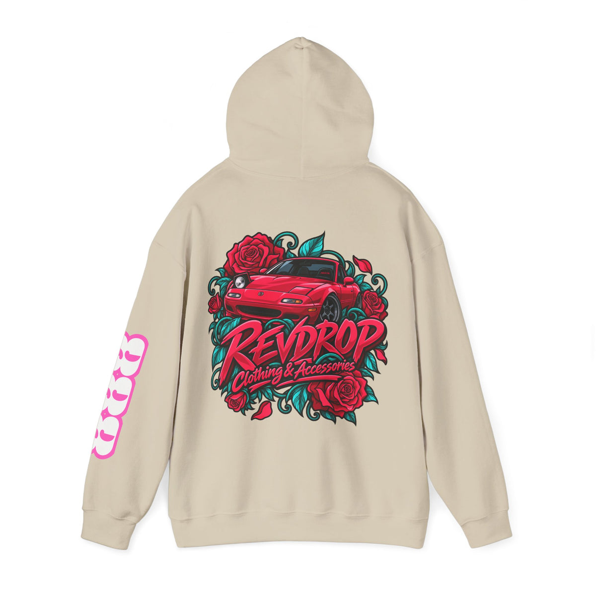RevDrop Roses & Redline Miata Unisex Hoodie