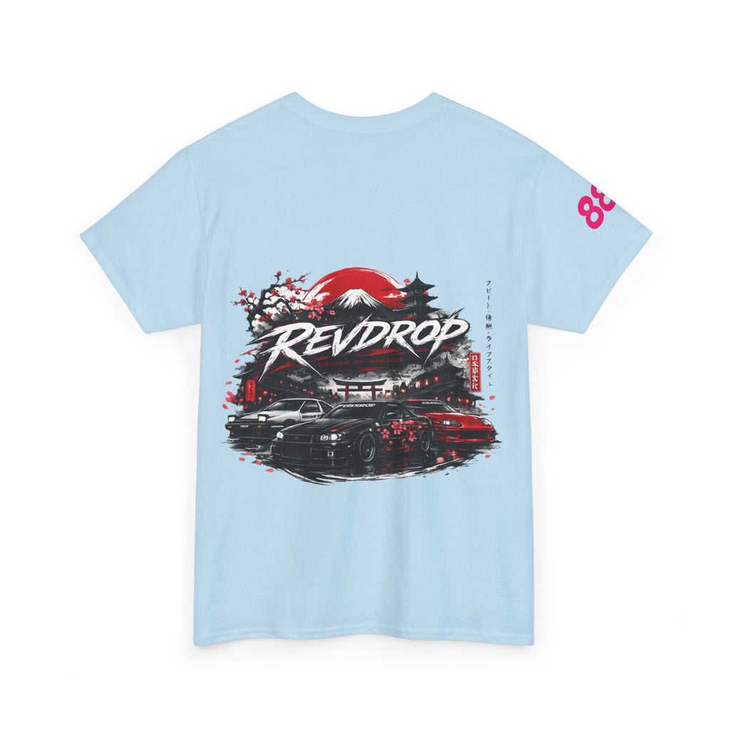 RevDrop JDM Car Graphic Tee — Japanese Street Racing Inspired T-Shirt