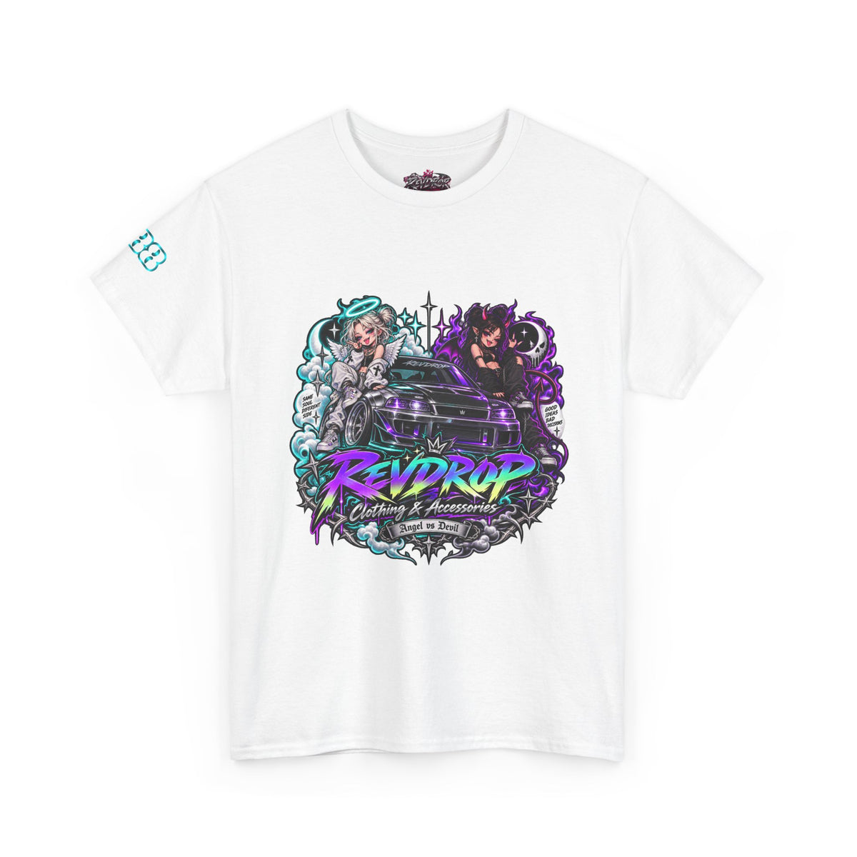 RevDrop Angel vs Devil Unisex Graphic Tee