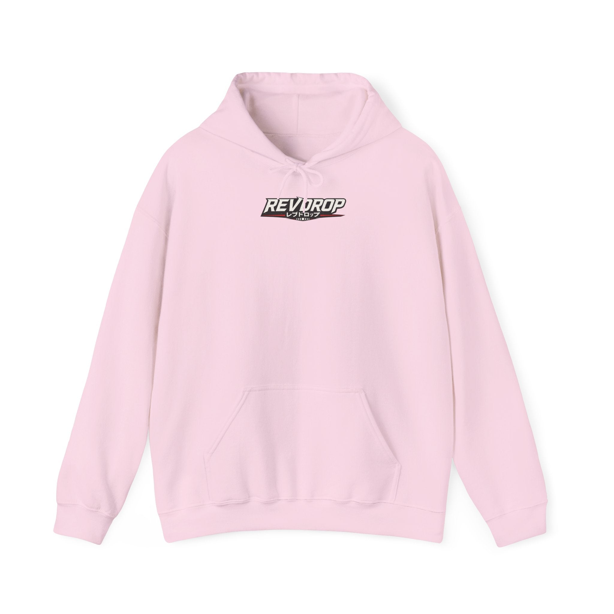REVDROP Retro Pink Drift Car ‘Anarchy’ Streetwear Racing Graphic Hoodie