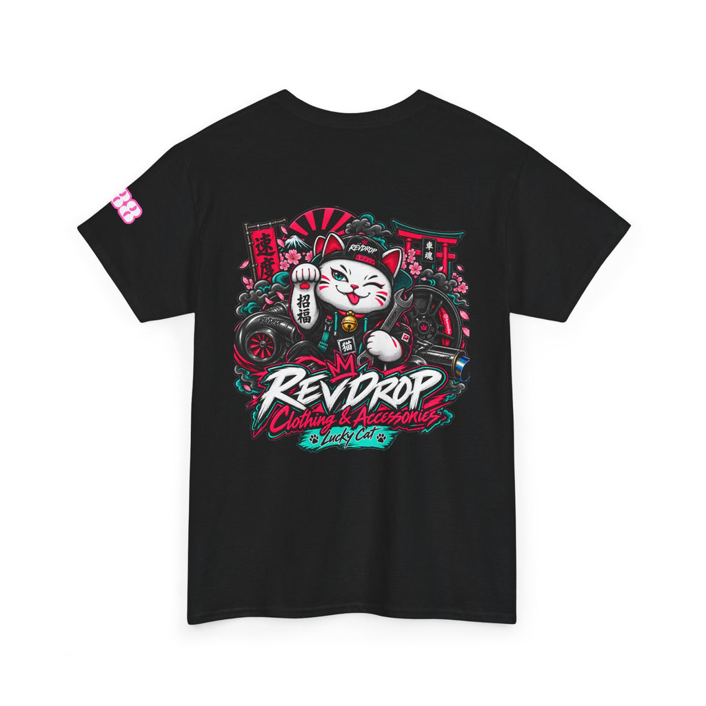 RevDrop Lucky Cat Boost Unisex Graphic Tee
