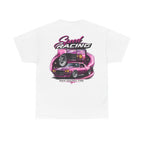 Racing Tee — 'Speed Racing: Race Against Time' Retro Car Graphic T-Shirt