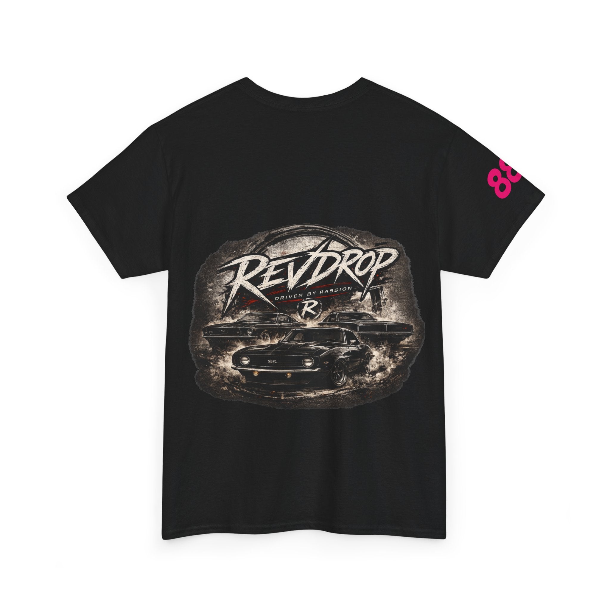 RevDrop Racing Tee — Retro Car Graphic T-Shirt
