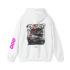 Ravedrop Racing Graphic Hoodie – Streetwear Car Club Pullover
