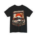 Racing Retro Tee — 'RevDrop' Mount Fuji Drift Car Graphic T-Shirt