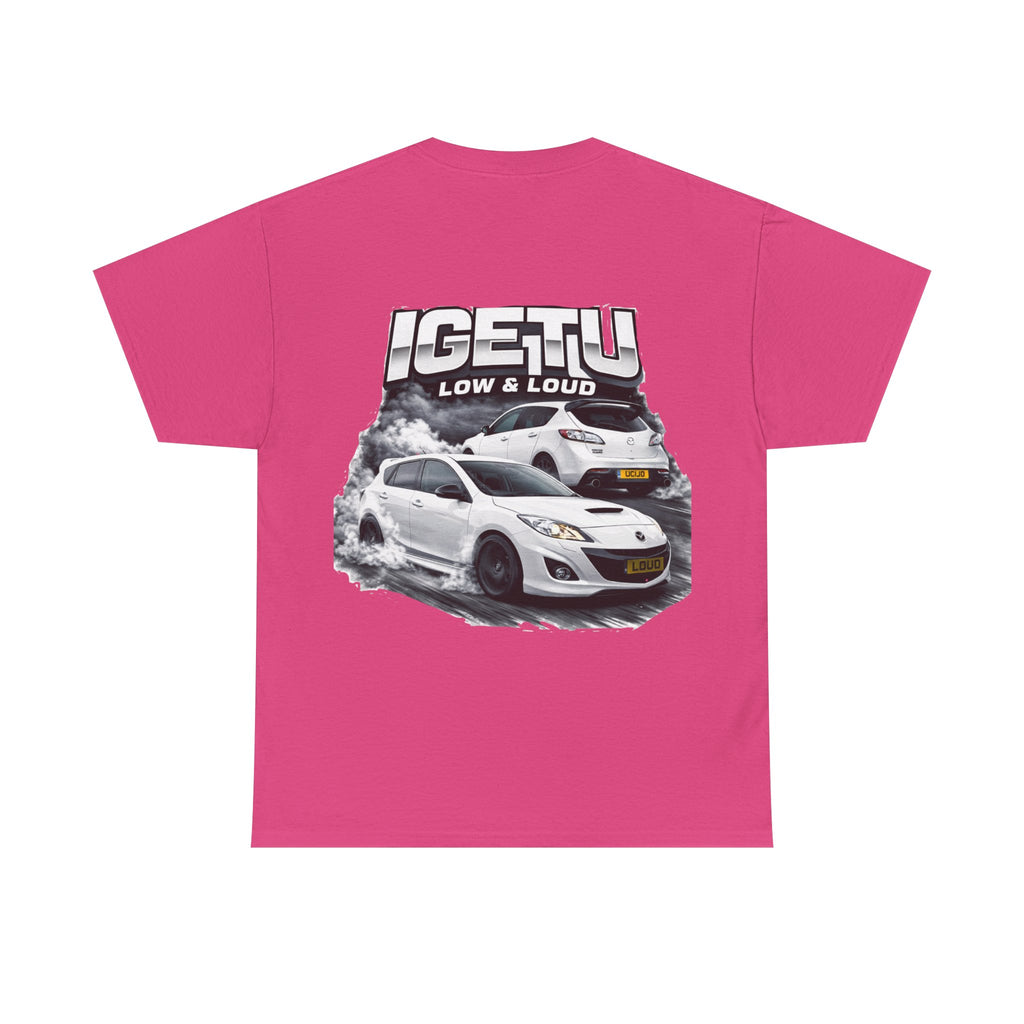 Car Crew T‑Shirt — “IGETTU Low & Loud” Graphic Tee
