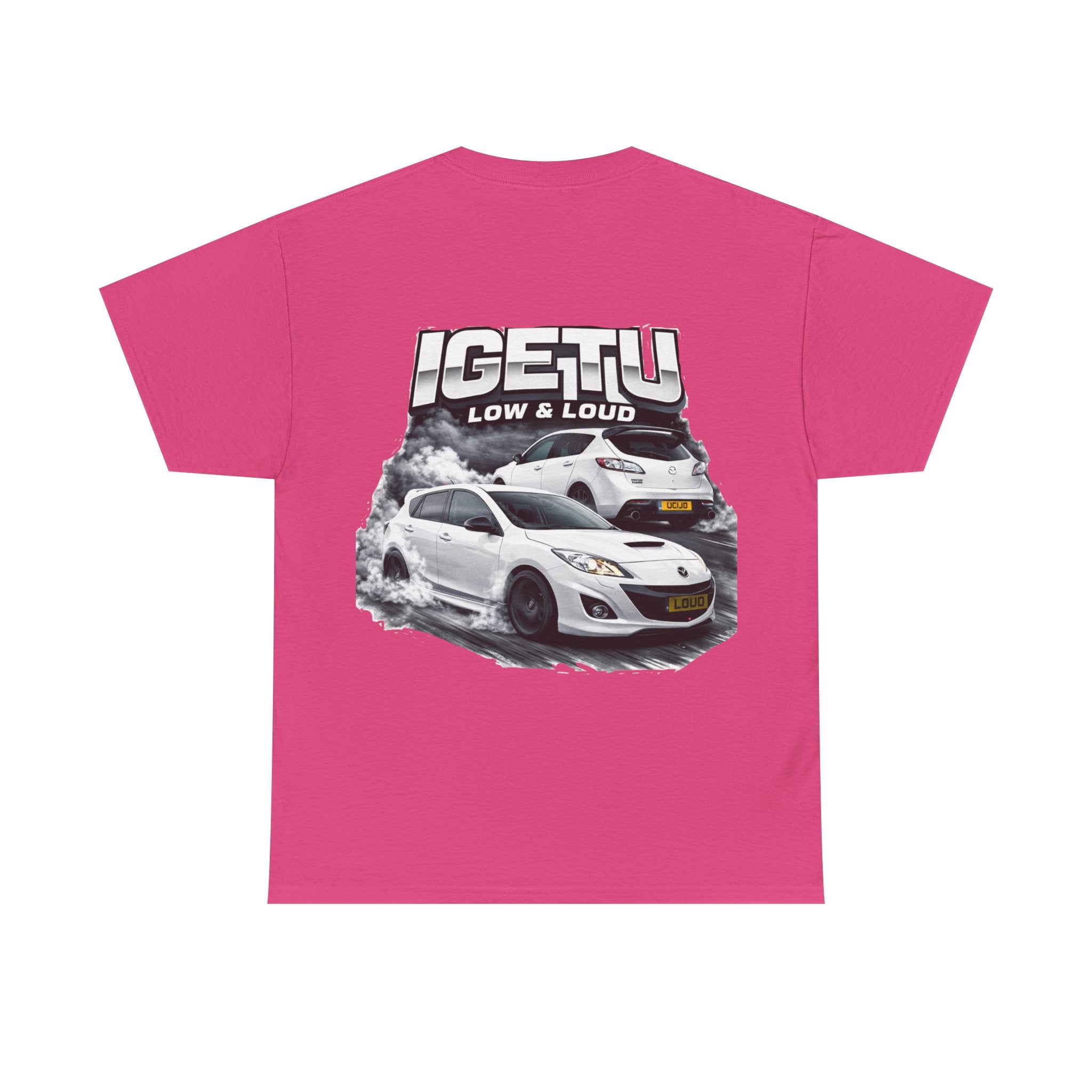Car Crew T‑Shirt — “IGETTU Low & Loud” Graphic Tee