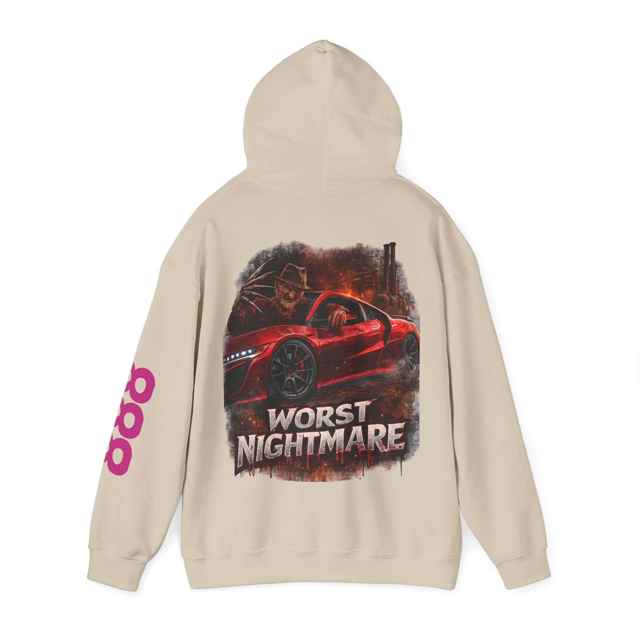 Car Hoodie — “Worst Nightmare” Racing Graphic Pullover