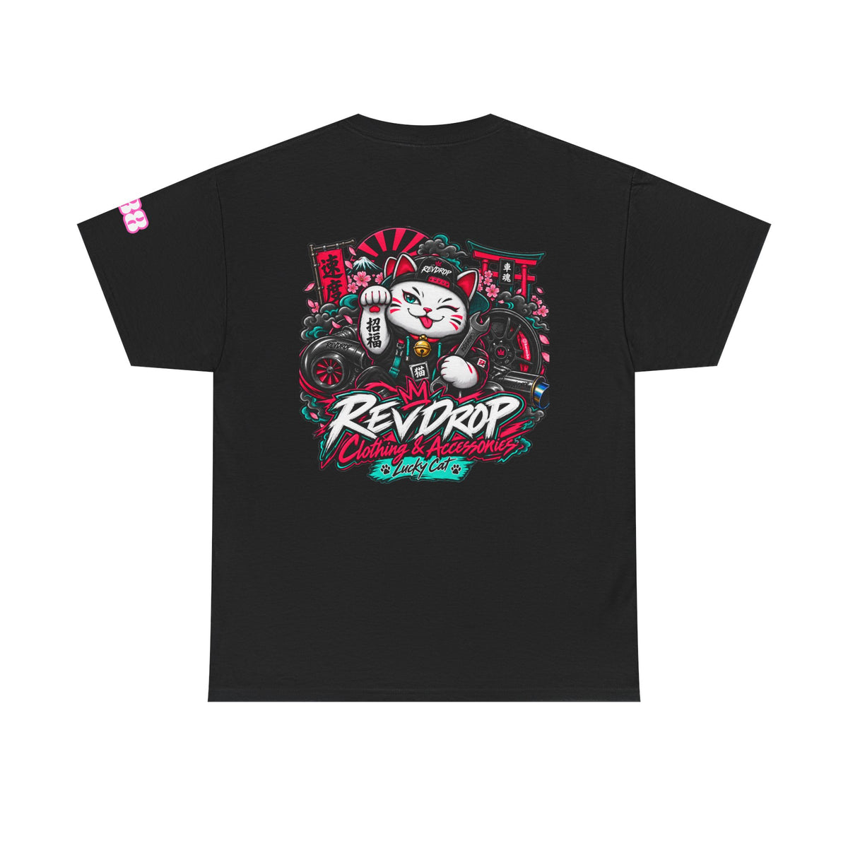 RevDrop Lucky Cat Boost Unisex Graphic Tee