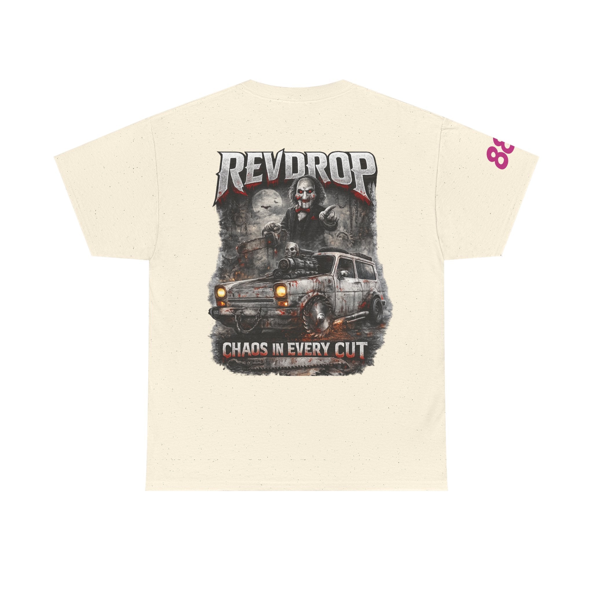 Band Tee — RevDrop “Chaos In Every Cut” Graphic T‑Shirt