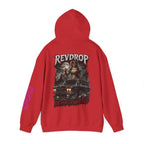 Red Riptide 'Death on Wheels' Hoodie — Graphic Horror Car Pullover