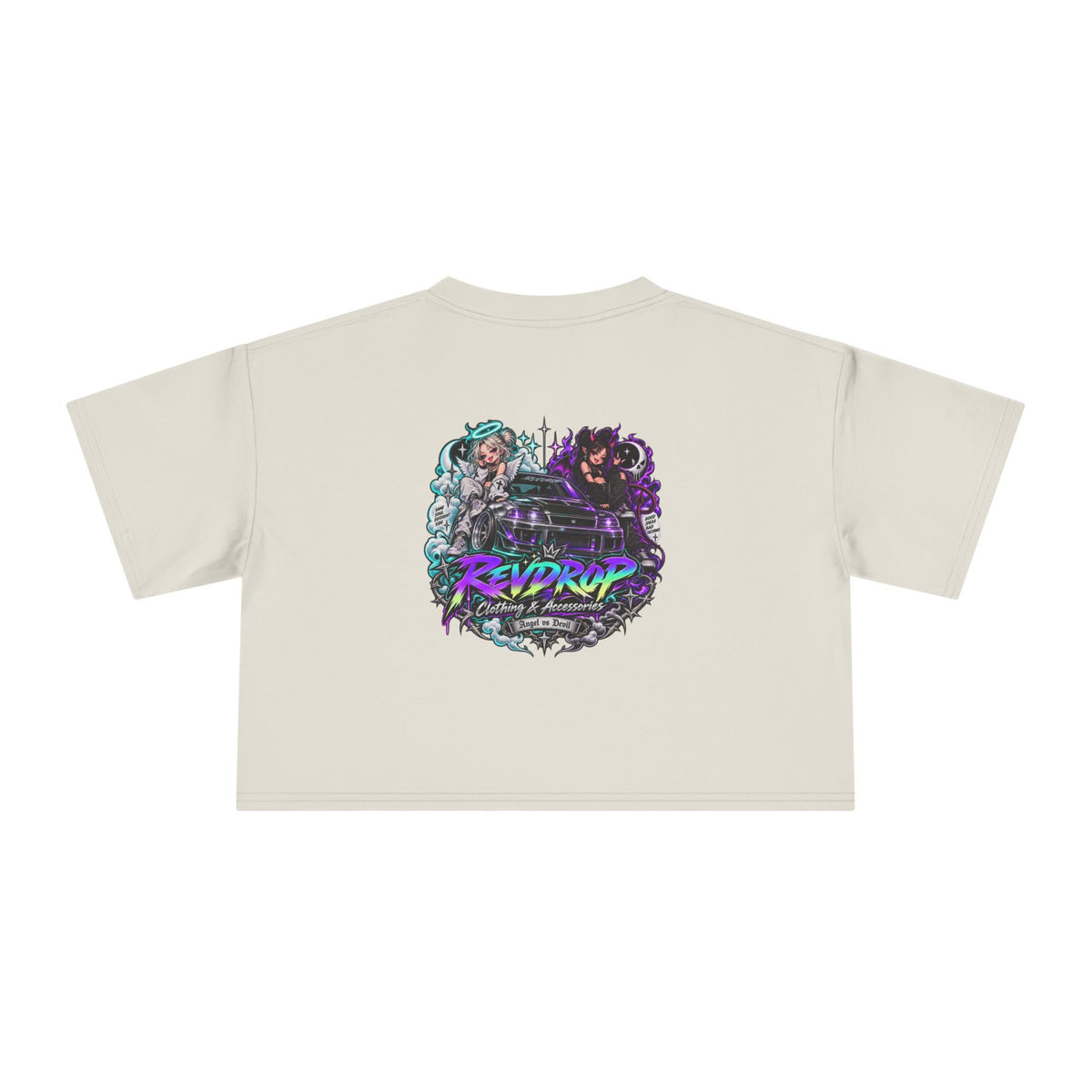 RevDrop Angel vs Devil Ladies Crop Top