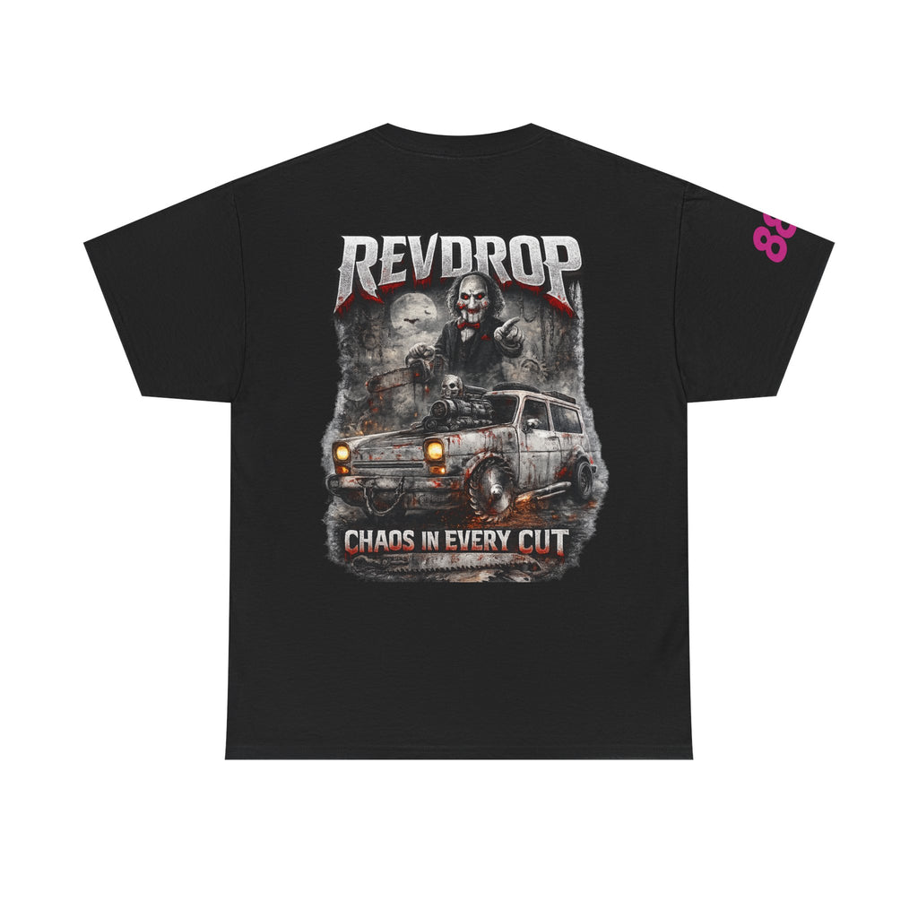 Band Tee — RevDrop “Chaos In Every Cut” Graphic T‑Shirt