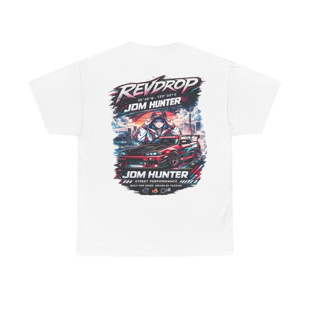 JDM Hunter RevDrop Graphic Tee — Japanese Street Racing Car Shirt
