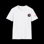 Retro Pink Neon Palm Badge T-Shirt