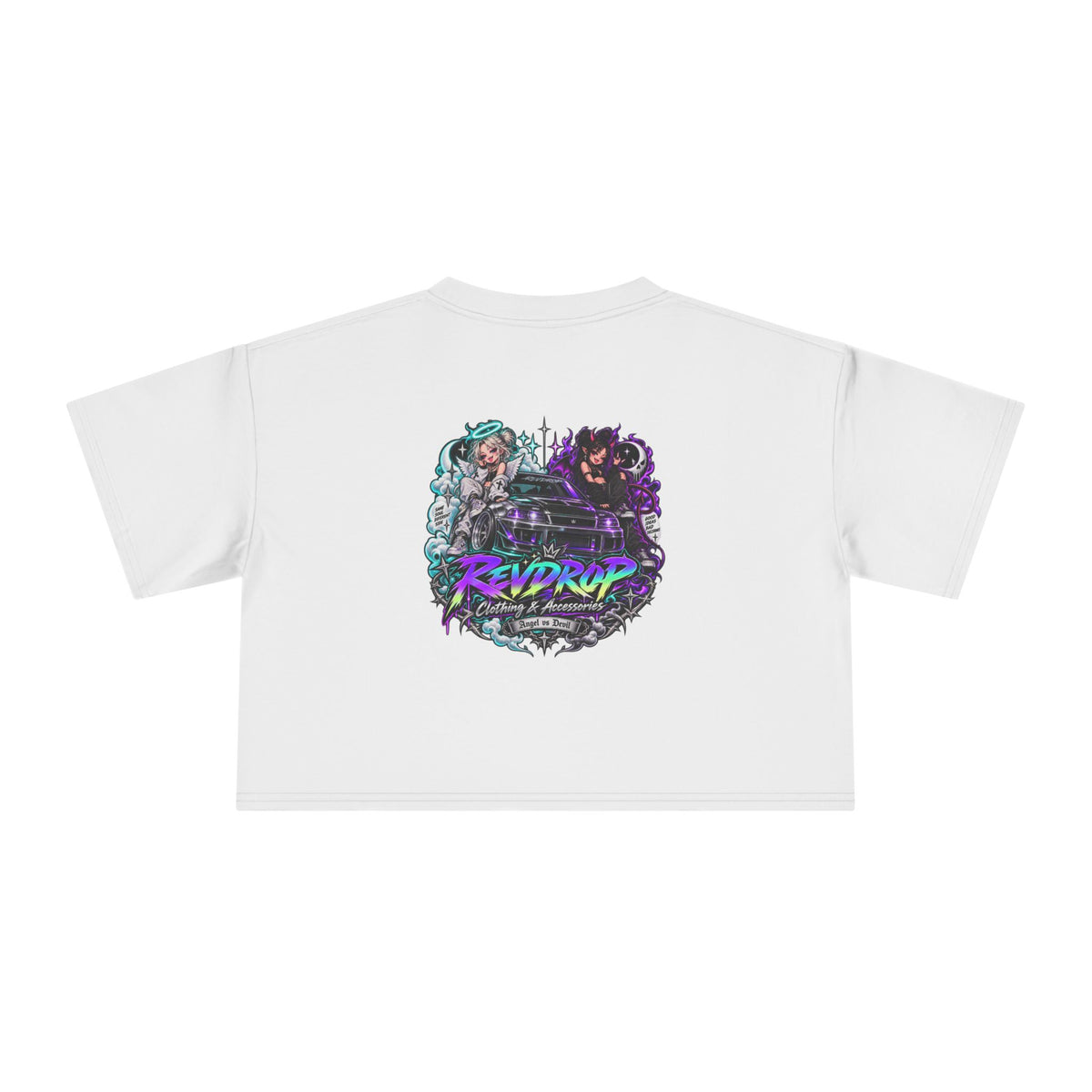RevDrop Angel vs Devil Ladies Crop Top