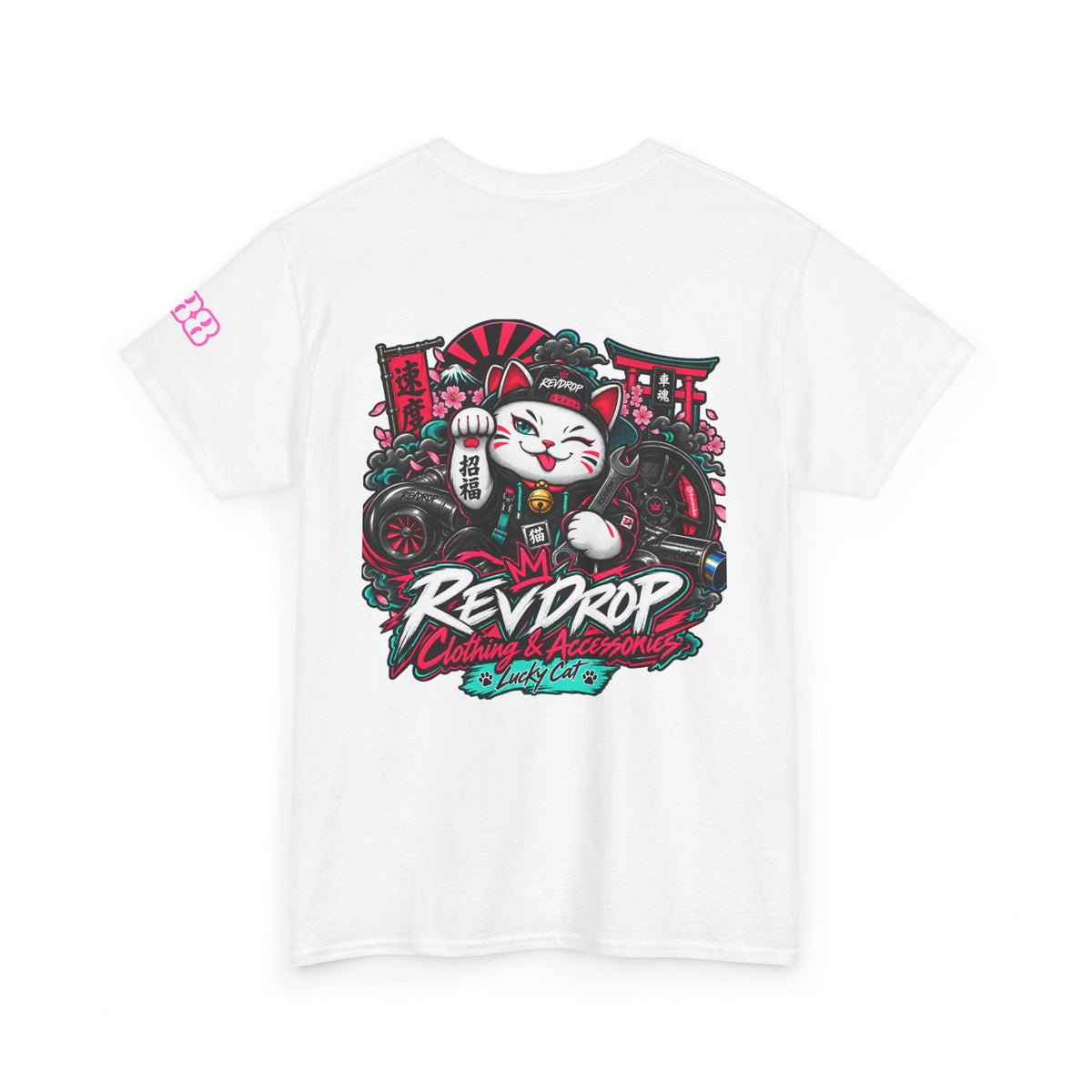 RevDrop Lucky Cat Boost Unisex Graphic Tee