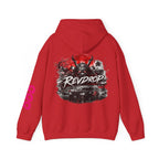 RevDrop Samurai Racing Hoodie — Japanese Demon Mask Graphic Streetwear