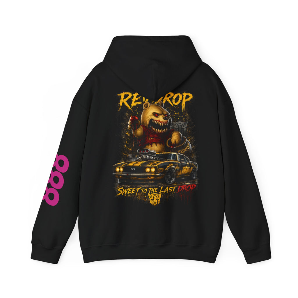Hoodie — Retro Drop “Sweet to the Last Drop” Monster Car Graphic