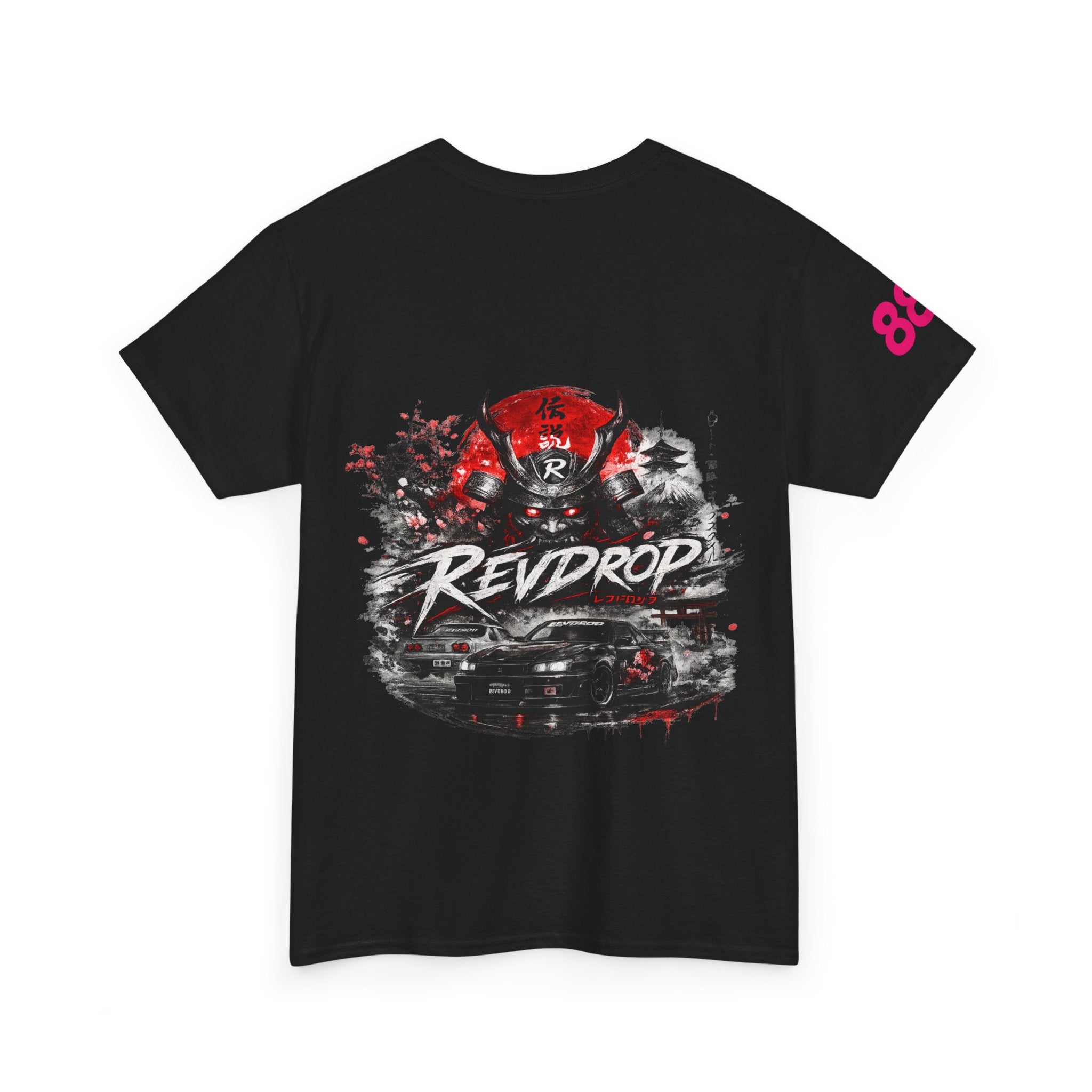 RevDrop Japanese Demon Graphic Tee — Streetwear Anime-Inspired T-Shirt