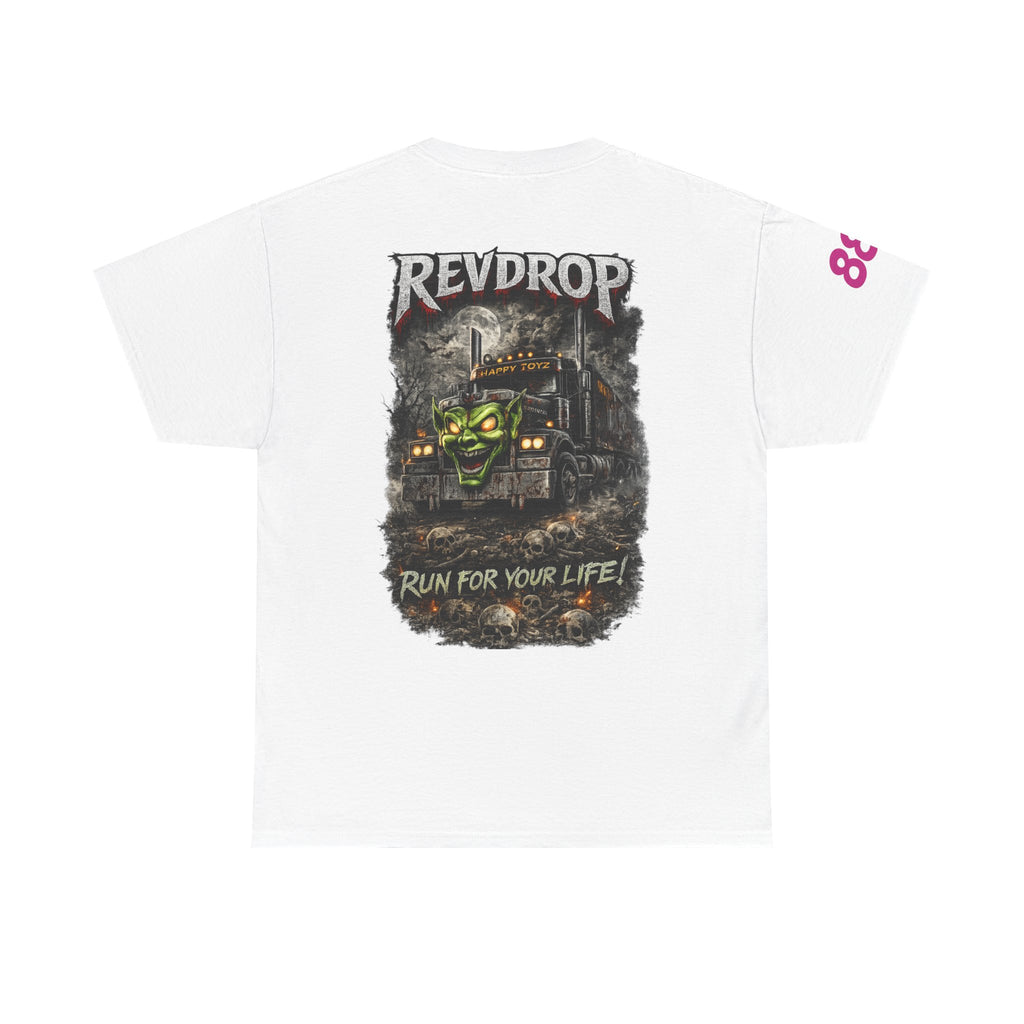 Band Tee — RevDrop "Run For Your Life" Graphic T-Shirt