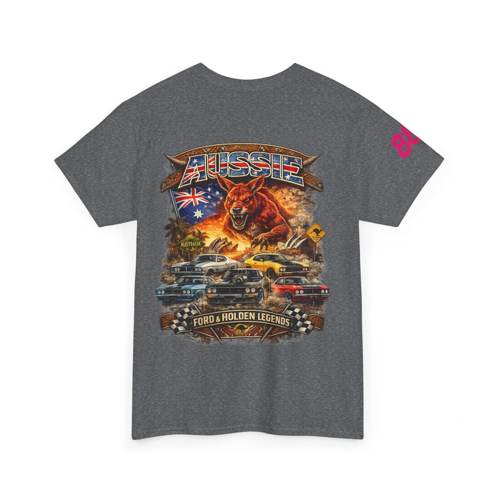 T-Shirt — Aussie V8 Muscle Car Graphic Tee (Ford & Holden Legends)