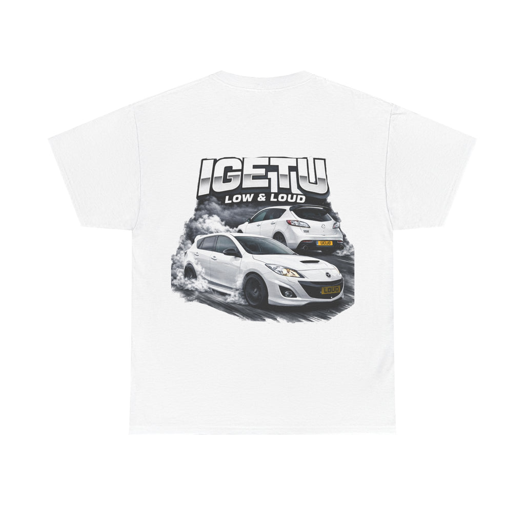 Car Crew T‑Shirt — “IGETTU Low & Loud” Graphic Tee