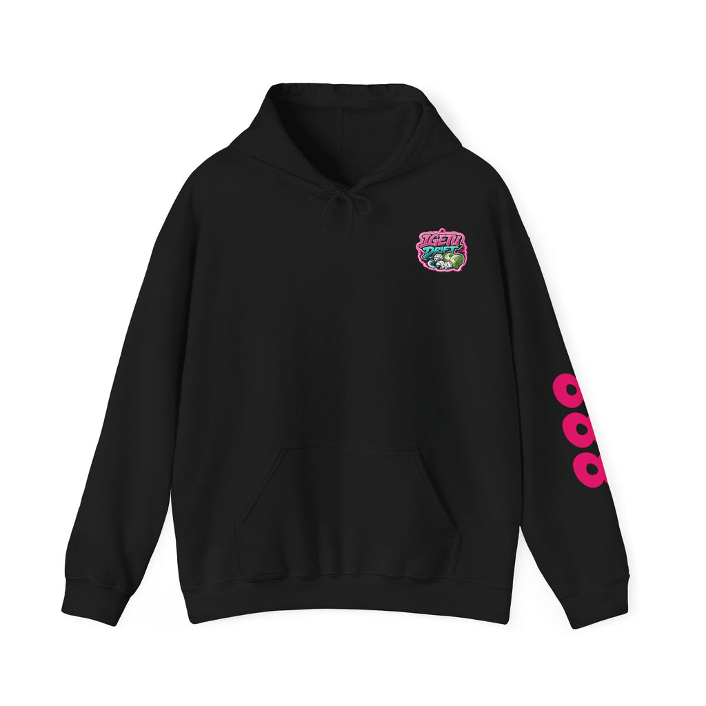 RivetRoo Retro Car Hoodie — Vintage Skyline Racing Graphic