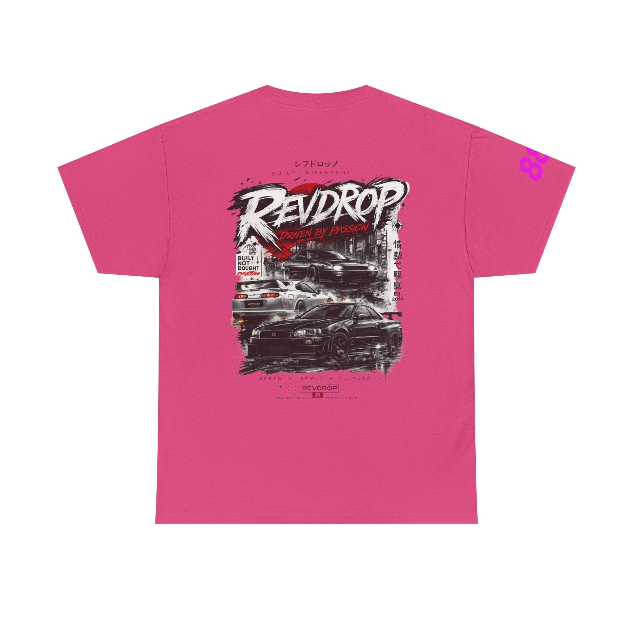 RevDrop Racing Tee — JDM Street Car Graphic T-Shirt