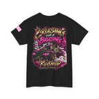 RevDrop Cruising For A Bruising – F*ck Cancer Unisex Graphic Tee 🎀💀🏁