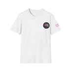 T-Shirt "Retro Dream" Small Chest Logo Graphic Tee — 80s Neon Vibe