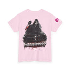 Graphic Tee — 'Wasssuppppp' Scream Mask Horror Car Design